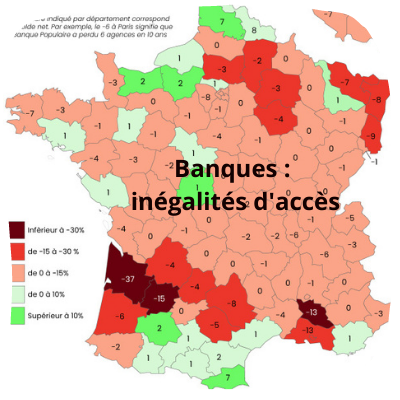 Banque : 8 cartes pour comprendre les inégalités d’accès entre les Français