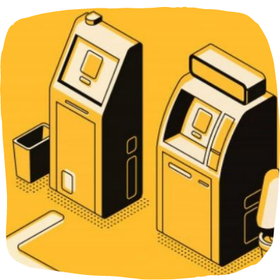 Tout savoir sur les guichets et distributeurs automatiques bancaires : l’infographie.