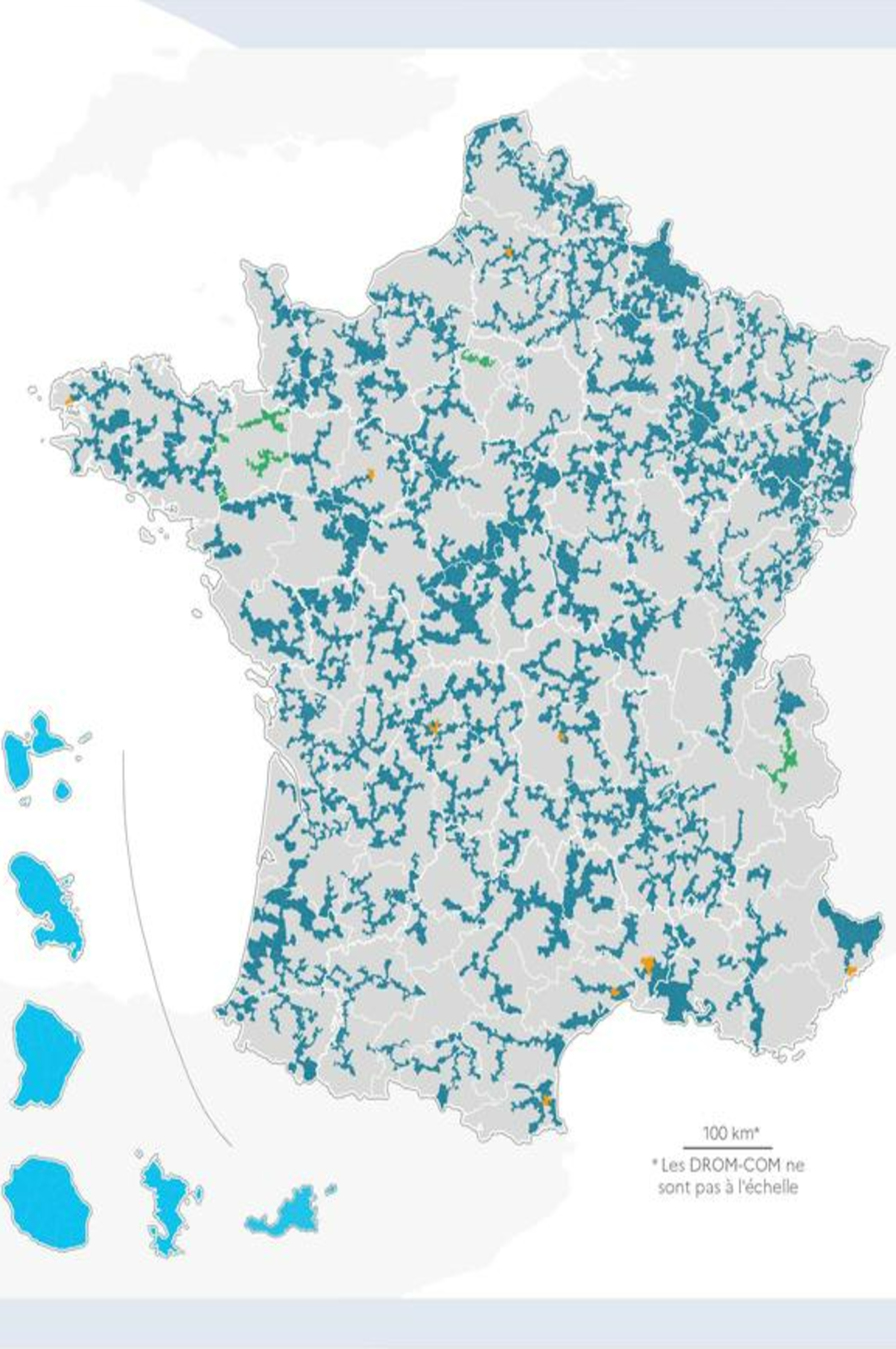 carte de France des zones AFR